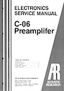 C-06 Pre-Amplifier Service Manual pg1