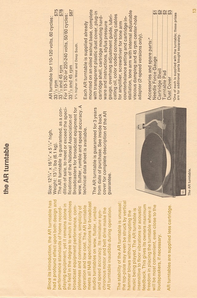 ar hifi components late'60s page 15